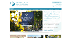 Desktop Screenshot of broadwaymatamata.co.nz